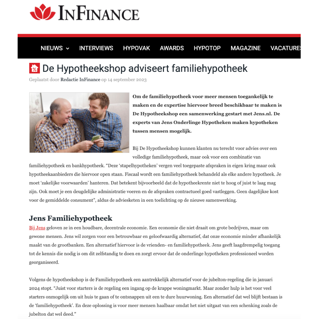 Jens op Investeerders.nl